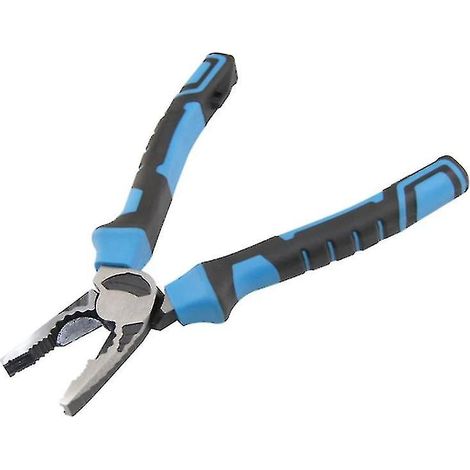 Pliers - 7 Pouces - Serrures Verticales Et Horizontales - Coupe-Fils Intégré - Finition Anti-Rouille - Pour Électriciens Et Techniciens - 1 Pièce (1/5)