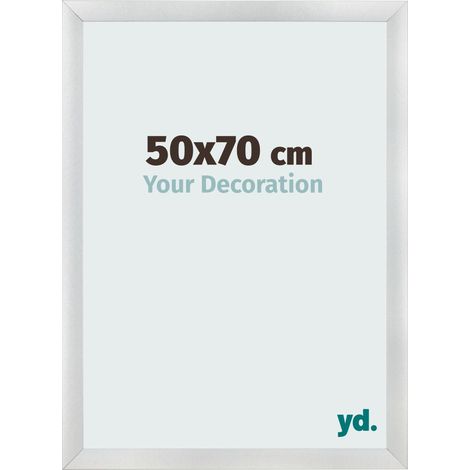 yd. - Cadre photo 50x70 - Argent Mat - MDF - Pisa (1/5)