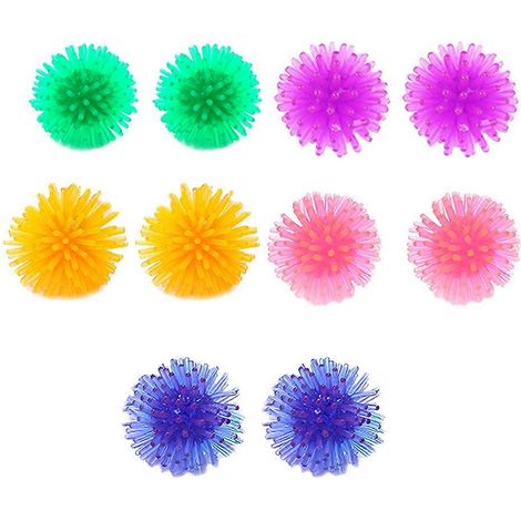 Jouet pour animaux de compagnie : balle de 20 pouces avec picots pour jouer à l'extérieur, empêche les griffures sur les meubles