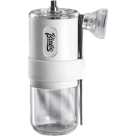 Bincoo tragbare manuelle Kaffeemühle mit keramischem Kegelmahlwerk, ideal für Reisen und Camping (weiß). (1/5)