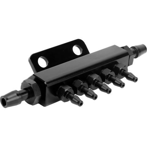 Universeller Vakuumblock-Ansaugkrümmer aus Aluminiumlegierung für Kraftstoffgas, Turbolader, Wastegate, Ladedruck (1/5)
