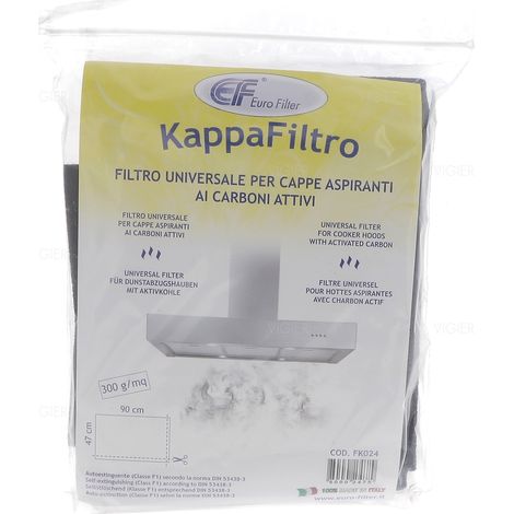Filtre a charbon universel hottes aspirantes FK024 FK024 Eurofilter (1/2)