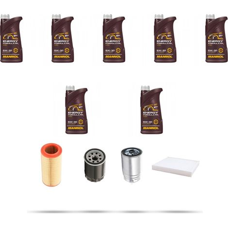 Kit tagliando 4 FILTRI e 7L OLIO compatibile con Iveco Daily III 35-15 Turbo 107kw 2001 (1/5)