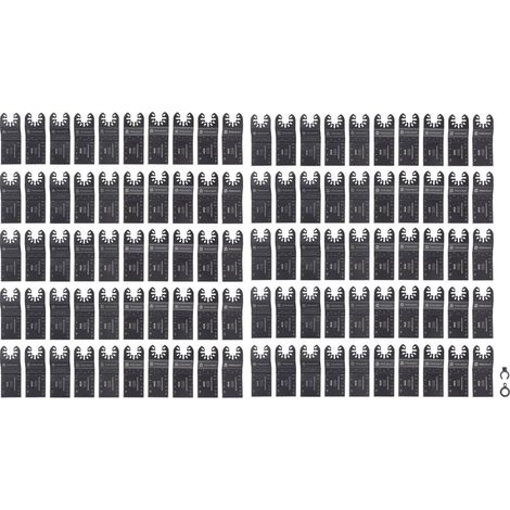 TOOLCRAFT TO-10246101 HCS Kit di accessori per multiutensile 100 parti 34 mm 100 pz.