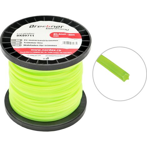 Filo a stella per decespugliatore, 2,4 mm x 90 m Breckner Germany (1/4)