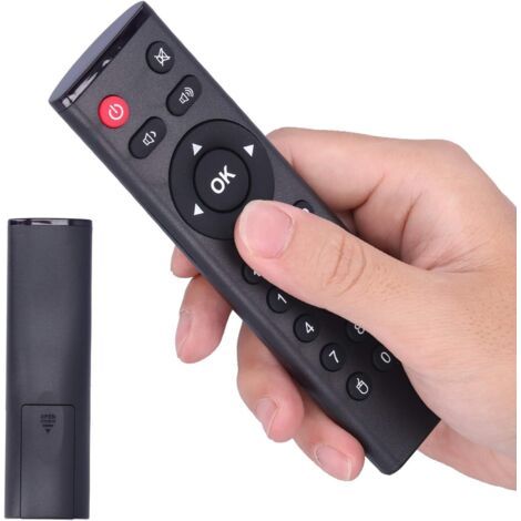 Télécommande universelle pour centre multimédia Android TV – Compatible avec TX5 Max, TX3 Max – Portée jusqu’à 10 m – Contrôle précis de la diffusion vidéo et audio