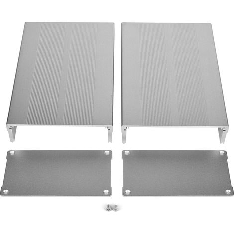 Boîtier en aluminium 55106160 mm pour amplificateur, contrôleur et décodeur (1/3)