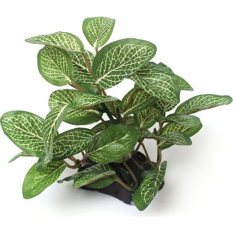Plante artificielle pour aquarium, décoration pour aquarium, imitation bois et plastique. (1/4)