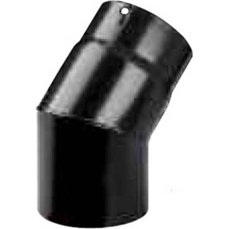 GOMITO PLUS PORCELLANATO 45 D 20 CM NERO OPACO
