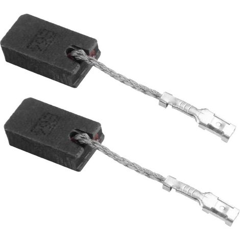 Lot de 2 balais de charbon pour moteur charbon de meulage balais de charbon de rechange électriques pour outils électriques pièces de rechange pour meuleuse d'angle Bosch GWS14-150