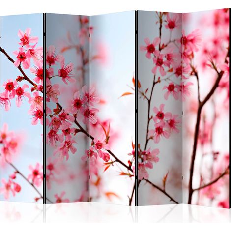 Paravento - Symbol of Japan - sakura flowers II [Room Dividers] - 225x172 (1/4)