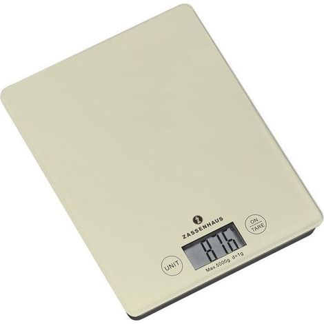 Zassenhaus Bilancia da Cucina Digitale Balance Cool Crema