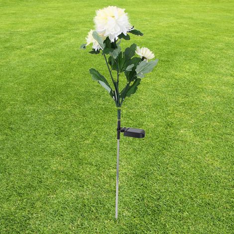 Solarbetriebene Gartenleuchte in Blumenform mit LED-Beleuchtung für den Außenbereich (1/5)