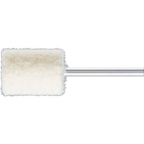 PFERD TOOLS mittelharte Filzpolierstifte Zylinderform mit Stirnbohrung Ø 15x20mm Schaft-Ø 3 mm 10 Stk (1/5)