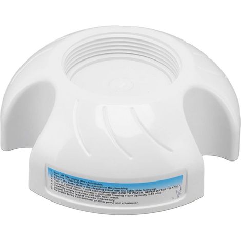 1 Support de nettoyage de piscine, plastique résistant, pour cellule au sel Hayward, avec rondelles, entretien chlorinateur (1/5)