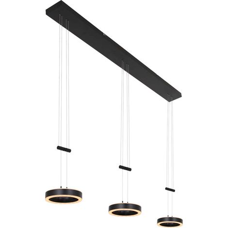 Steinhauer - hängeleuchte - Piola - schwarz - acryl metall - (1/5)