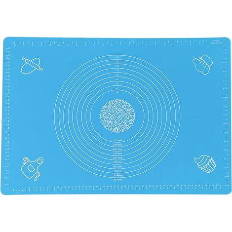 Tapis de cuisson en silicone de qualité alimentaire, tapis de pâte antiadhésif avec référence graduée, pratique pour pétrir (1/5)