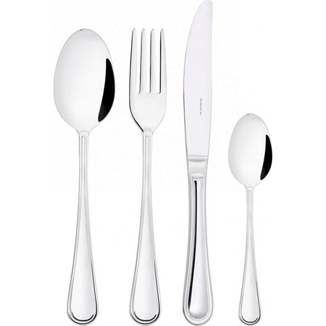 Set posate 24 pezzi in scatola Gallery England Acciaio Lucido Bugatti