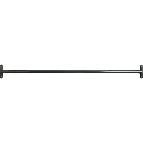Barre gymnastique thermolaqué avec fixations 125 cm (1/2)