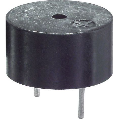 Buzzer piezoceramico per circuito stampato, ⌀14mm, 80dB, 12Vpp 3mA - Kepo KPT-G1410A1 (1/2)