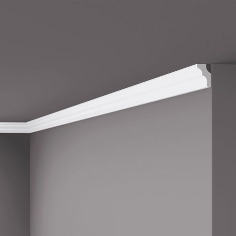 Eckleiste NMC E NOMASTYL Noel Marquet Zierleiste Stuckleiste Modernes Design weiß 2 m (1/5)