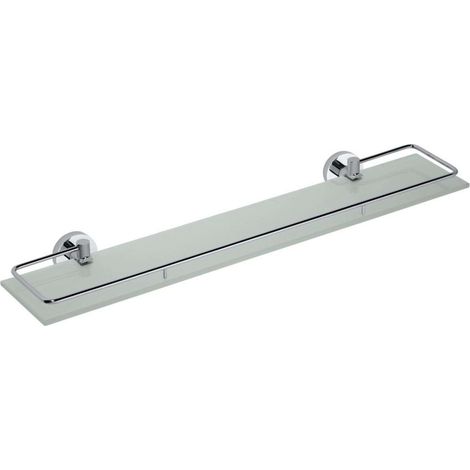 Sapho X-Round - Glasablage, Länge 60 cm, glas / verchromt XR600 (1/2)