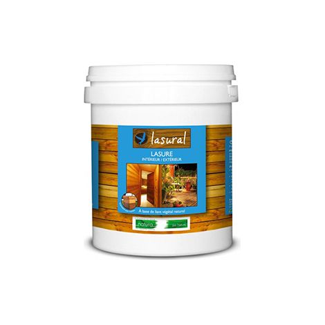 3L-incolore-Lasure bois écologique int/ext incolore Natura (1L/14m2)