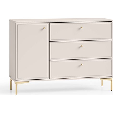 Selsey Sandro - Buffet 3 tiroirs - 118 cm - Grėge (1/5)