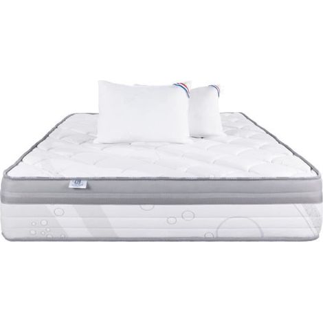 Matelas - ViscoPlus - 140 x 200 cm - Mousse memosoft100 - 26 cm d'épaisseur