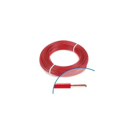 Fil électrique souple ho7vU 1,5mm2 rouge - Couronne de 100m