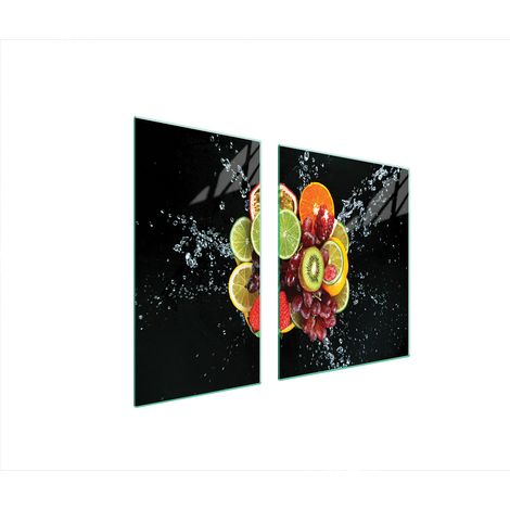 GLASSCHUTZPLATTE FÜR HERD 90x52 FRUIT (1/5)