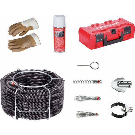 ROTHENBERGER Ensemble de spirales et d'outils standard, 22 mm, sans tuyau de guidage - 072955X