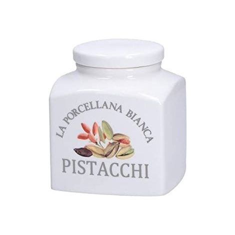 BARATTOLO 500ML PISTACCHI IN PORCELLANA LINEA CONSERVA