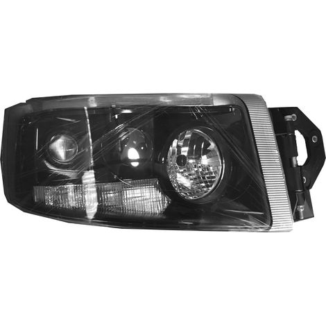 PROIETTORE DESTRO MANUALE NERO (H3-H7-H15-PY21W-W5W-TIPO HE) - RENAULT - Nuovo Premium - 7421554755