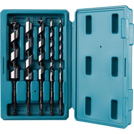 Makita Schlangenbohrer Set 200mm 1/4 Zoll Sechskantaufnahme 5tlg D-75677