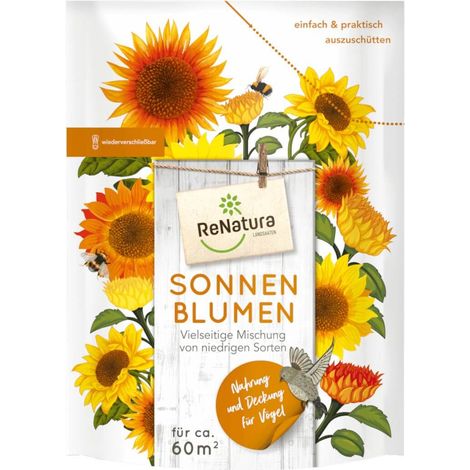 ReNatura Tournesols Helianthus debilis / annuus 0,3 kg, variétés à port bas