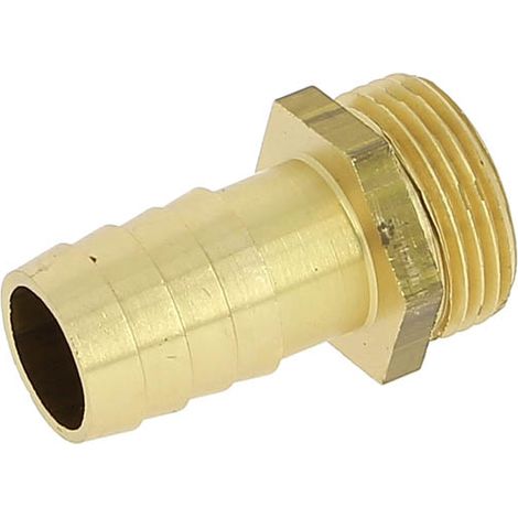 Embout laiton cannelé Ø18 mâle 3/4
