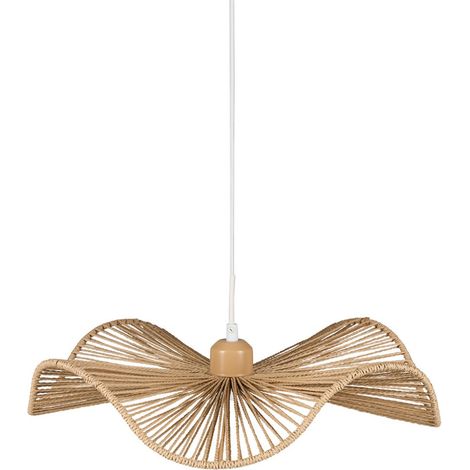 Suspension naturelle beige diamètre 42cm (1/5)