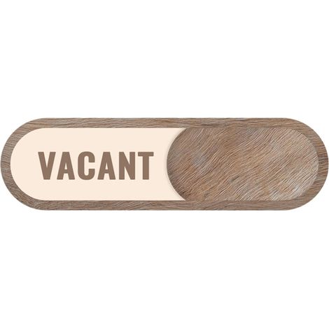 Signe de porte d', panneau réservé vacant Vacant réservé dans l'indicateur Disponible Indicateur privé occupé Indicateur en bois pour réunion, événement, travail (1/5)