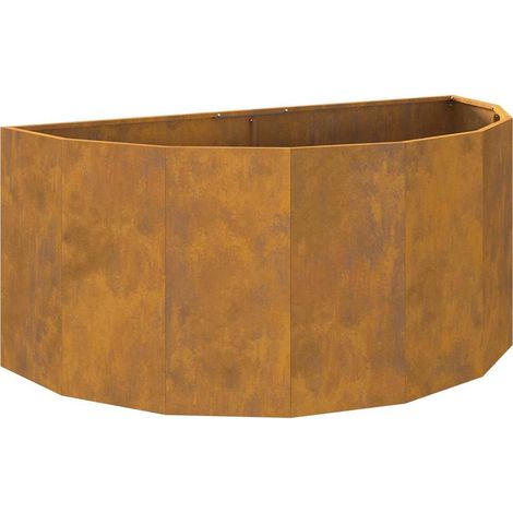 Jardinière Rouillé 120 x 60 x 50 cm CFW664713 (1/5)