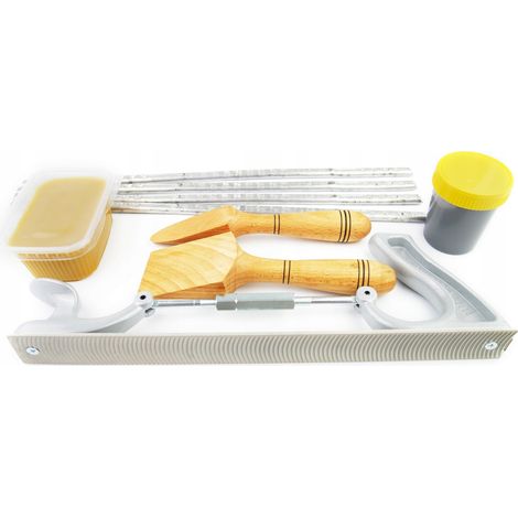 Juego de estañado Espátulas de estaño Pasta Cera Cepillo Lima semicircular (1/5)