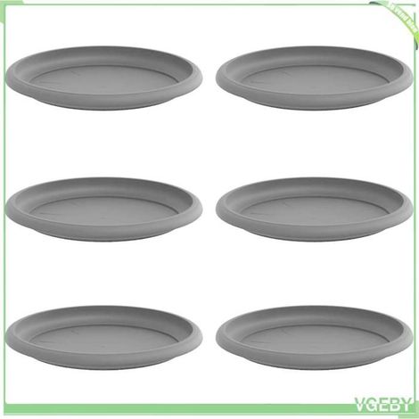 Plateau à fleurs - FAFEICY - 42020309 - Plastique - Rond Ø19 cm - Pack de 6 (1/5)