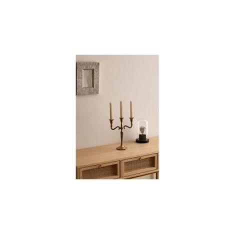 Bougeoir métal doré H27cm - Atmosphera Créateur d'intérieur (1/2)