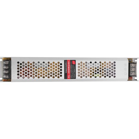 Alimentation LED de type bande de 300 W, boîtier lumineux en alliage d'aluminium, alimentation par interrupteur, entrée 190-240 V CA (1/5)