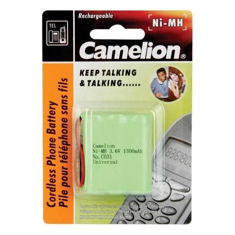 Accu Nimh Pour Telephone Sans Fil 3 6v-1300mah (fiche Universelle) (1/2)