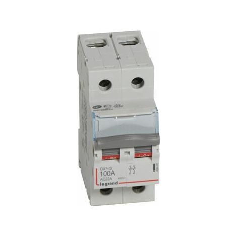 Interrupteur-sectionneur DX³-IS 2P 400V - 100A - 2 modules - 406449 - LEGRAND