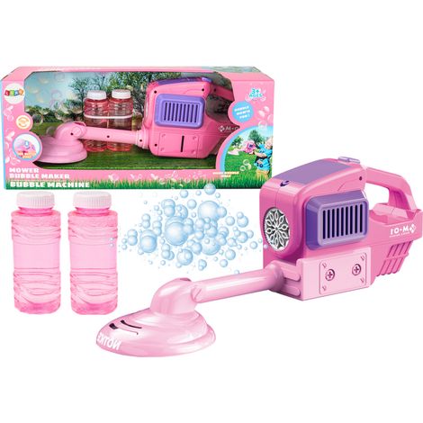 Seifenblasenmaschine Rasenmäher-Trimmer Zwei Flüssigkeiten Pink (1/3)
