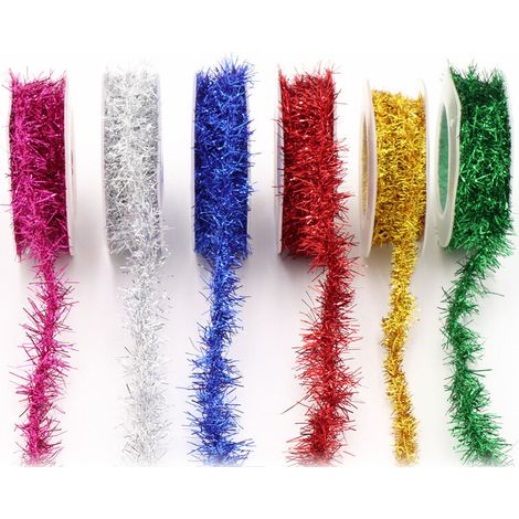 6-teilige, exquisite Girlande aus Metalldraht, Mini-Metallgirlande, Weihnachtsdekoration