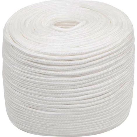 cuerda trencilla polipropileno 2,8 mm bobina 500 m blanco pp347 (1/2)