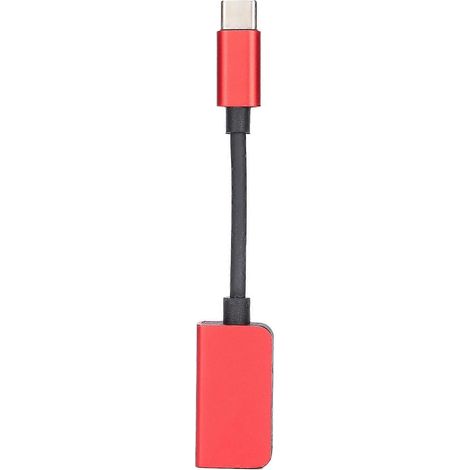 Adaptateur Type-C TGVI'S 2-en-1, répartiteur USB-C vers double port Type-C, connecteur compact pour charge et données, compatible multiprise, noir, accessoire pratique (1/5)